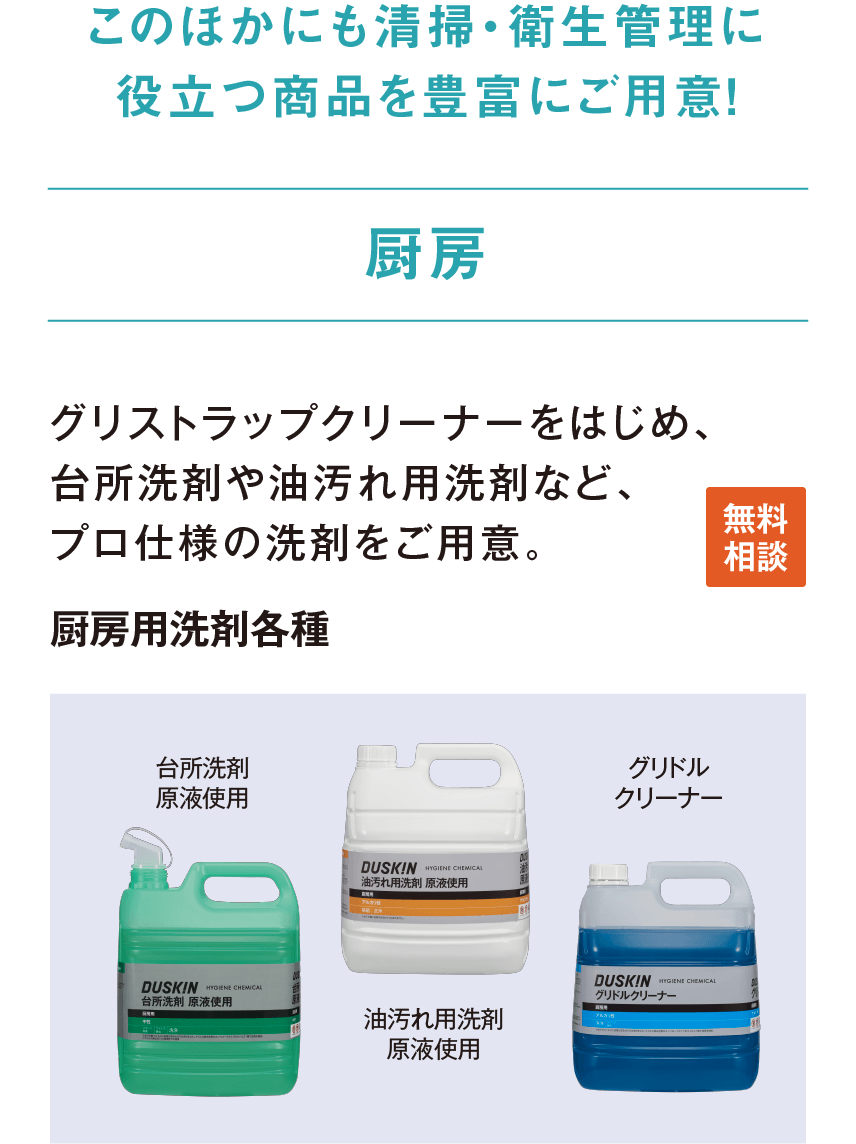 厨房用洗剤各種